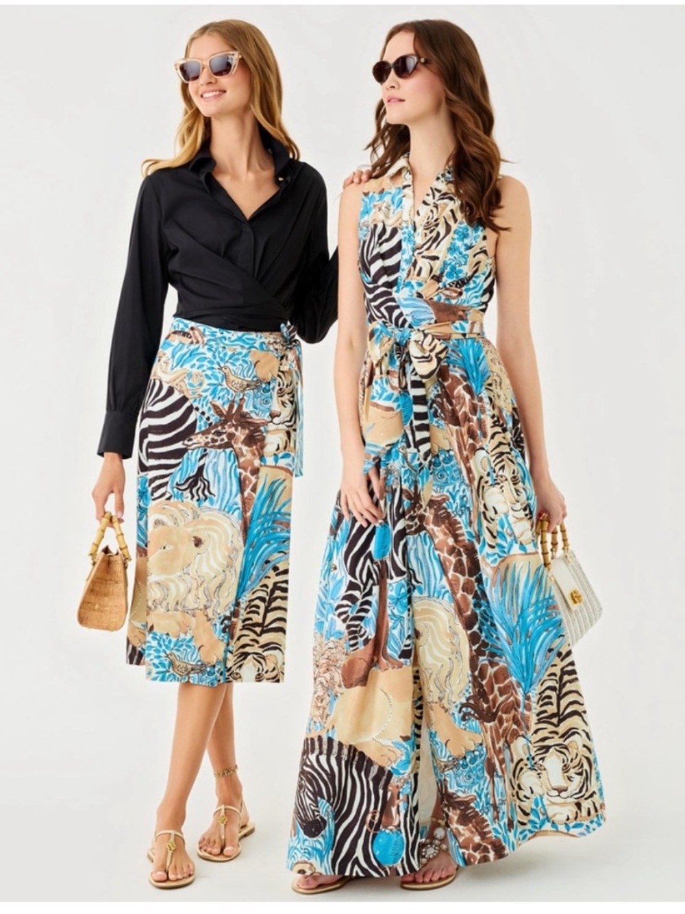 NWT Lilly PULITZER Marria Stretch Maxi Shirtdress - Picture 8 of 9